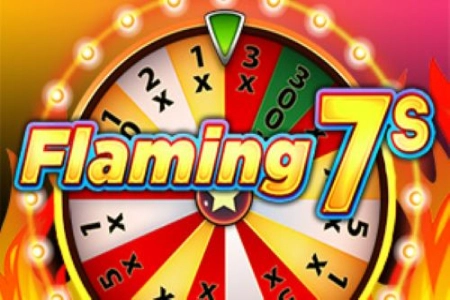 Flaming 7's Slot Logo