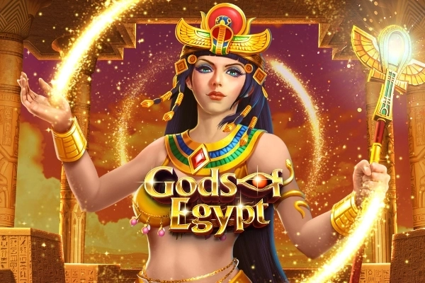 Gods of Egypt Ra's Reign Slot Logo