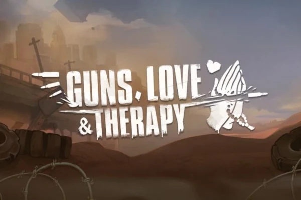 Guns, Love & Therapy Slot Logo