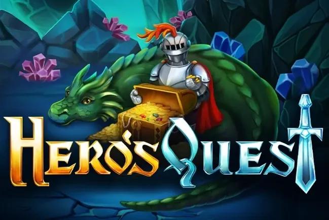 Hero's Quest Slot Logo