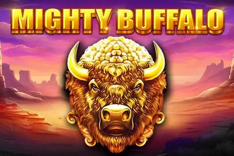 Mighty Buffalo Slot Logo