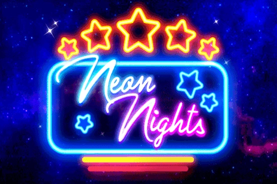 Neon Nights Slot Logo