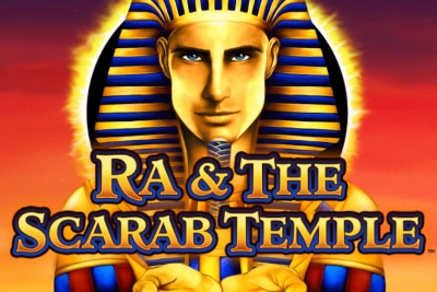 Ra & The Scarab Temple Slot Logo