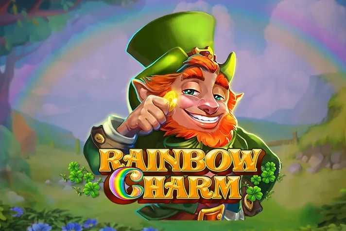 Rainbow Charm Slot Logo