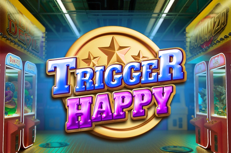 Re-Trigger Happy Deluxe Slot Logo