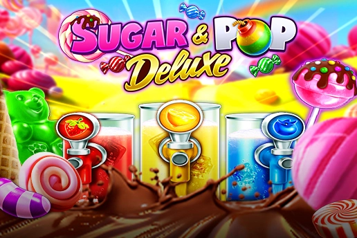 Sugar & Pop Deluxe Slot Logo