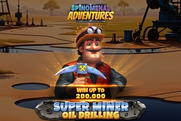Super Miner - Oil Drilling Slot Logo