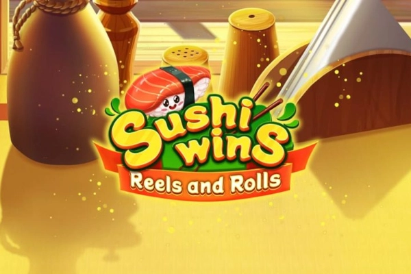 Sushi Wins - Reels & Rolls Slot Logo