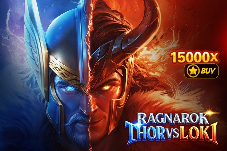 Thor vs Loki Slot Logo