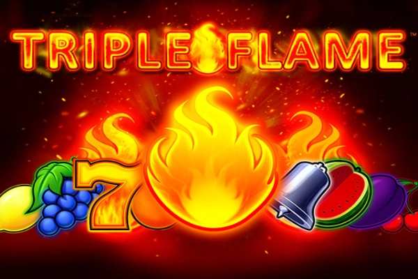 Triple Flame Slot Logo