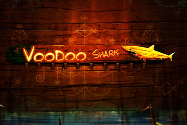 Voodoo Shark Slot Logo